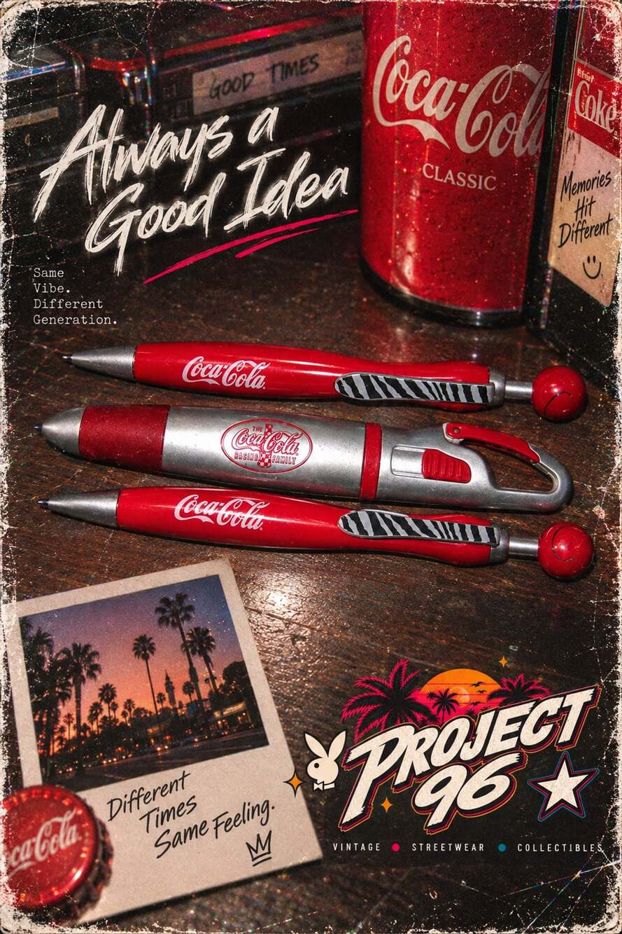 Lot of 3 Vintage Coca-Cola Promotional Pens